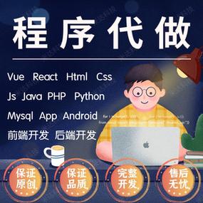 前端开发vue代做java软件python编写app定制小程序设计php代码h5